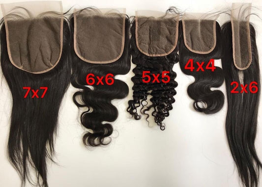 Natural Colored Closure 4*4
